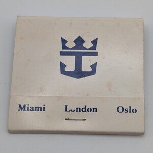 Vintage Royal Caribbean Cruise Line Matchbook Vintage Matchbook